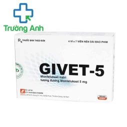 Givet-5 - Thuốc điều trị hen phế quản và tình trạng viêm mũi dị ứng hiệu quả