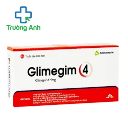 Glimegim 4 Agimexpharm - Thuốc điều trị đái tháo đường tuýp 2
