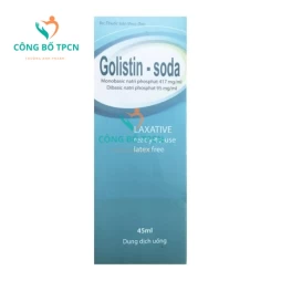 Golistin Soda - Hỗ trợ điều trị táo bón hiệu quả