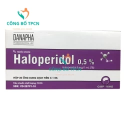 Haloperidol 0,5% Danapha - Điều trị trạng thái kích động tâm thần