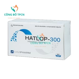 Hatlop-300 Davipharm - Điều trị tăng huyết áp động mạch vô căn