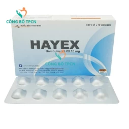 Hayex - Thuốc điều trị bệnh hen phế quản, viêm phế quản của Davipharm