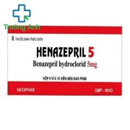 Henazepril 5 - Thuốc điều trị tăng huyết áp hiệu quả của Hataphar