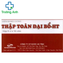 Thập toàn đại bổ-HT (viên nang) - Bồi bổ cơ thể suy nhược, thiếu máu