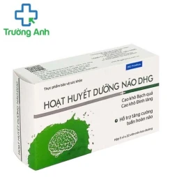 Hoạt huyết dưỡng não DHG - Hỗ trợ điều trị suy giảm trí nhớ