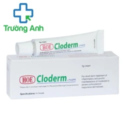 HOE Cloderm cream 15g - Thuốc điều trị bệnh da liễu hiệu quả