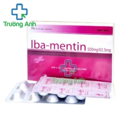Iba-Mentin 500mg/62,5mg Pharbaco (viên) - Thuốc điều trị nhiễm khuẩn hiệu quả