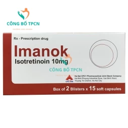 Imanok 10mg CPC1HN - Thuốc điều trị mụn trứng cá dạng nặng