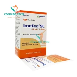 Imefed SC 250mg/62,5mg - Thuốc điều trị nhiễm khuẩn hiệu quả