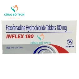 Inflex 180 - Thuốc điều trị viêm mũi dị ứng hiệu quả của Ấn Độ