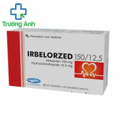 Irbelorzed 150/12,5 Savipharm - Thuốc điều trị tăng huyết áp