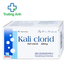 Kali Clorid 500mg Nadyphar - Thuốc phòng và trị các chứng giảm kali huyết hiệu quả