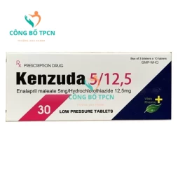 Kenzuda 5/12,5 Tipharco - Thuốc điều trị tăng huyết áp hiệu quả