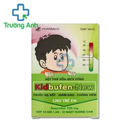 Kidbufen-New 100mg Pharbaco - Thuốc giảm đau, hạ sốt hiệu quả