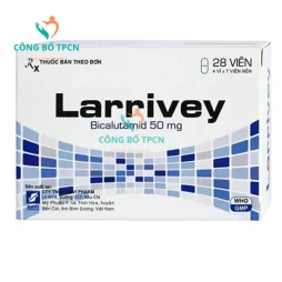 Larrivey 50mg Davipharm - Điều trị ung thư tiền liệt tuyến tiến