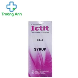Ictit syrup - Thuốc điều trị viêm mũi dị ứng, mề đay hiệu quả