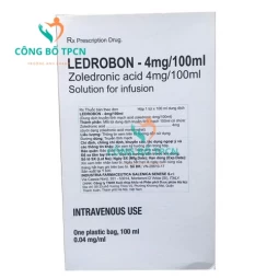 Ledrobon - 4mg/100ml - Thuốc điều trị các tổn thương xương hiệu quả