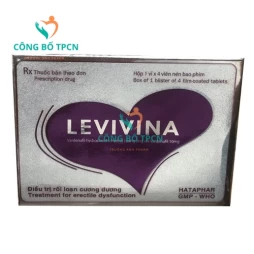 Levivina - Thuốc điều trị rối loạn cương dương, yếu sinh lý ở nam giới