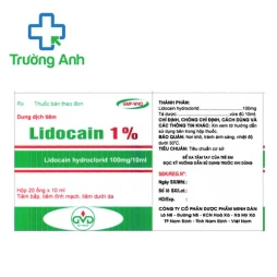 Lidocain 1% 100mg/10ml MD Pharco - Thuốc gây tê hiệu quả