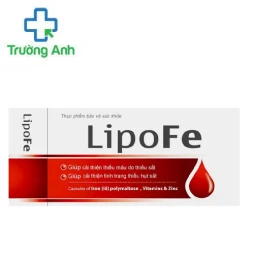 LipoFe+++ - Giúp cải thiện tình trạng thiếu máu do thiếu sắt