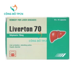 Liverton 70 Pymepharco - Hỗ trợ điều trị bệnh lý về gan hiệu quả