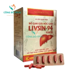 Bổ gan tiêu độc Livsin-94 - Hỗ trợ điều trị các vấn đề về gan