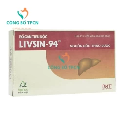 Bổ gan tiêu độc Livsin-94 - Thuốc điều trị viêm gan hiệu quả