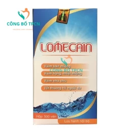 Lomecain - Hỗ trợ giảm viêm loét miệng, nhiệt miệng hiệu quả