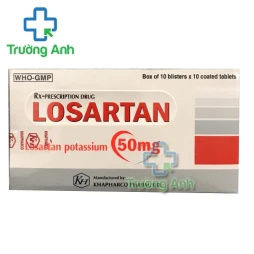 Losartan 50mg Khapharco - Thuốc điều trị tăng huyết áp