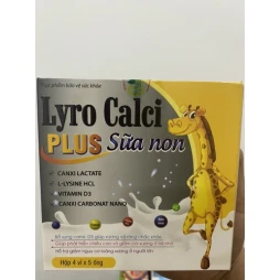 Lyro Calci Plus Sữa non - Bổ sung canxi, D3, vitamin, khoáng chất 