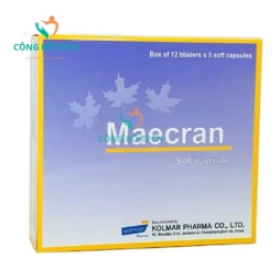 Maecran - Thuốc phòng ngừa chảy máu răng, mũi hiệu quả 