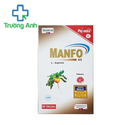 Manfo X5 Phytextra - Hỗ trợ bổ thận tráng dương, tăng cường sinh lý nam