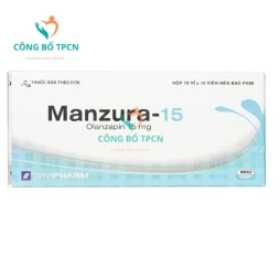 Manzura-15 Davipharm - Thuốc điều trị tâm thần phân liệt hiệu quả