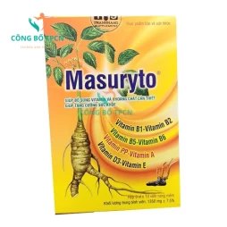 Masuryto - Bổ sung vitamin và khoáng chất, bồi bổ sức khỏe cho cơ thể