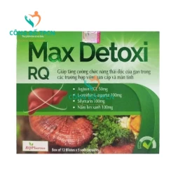 Max Detoxi RQ - Hỗ trợ điều trị viêm gan do virus, xơ gan