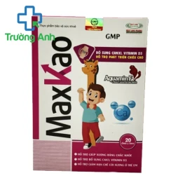 Maxkao - Bổ sung calci, vitamin D3, giúp xương răng chắc khỏe
