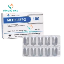 Mebicefpo 100 Mebiphar - Thuốc điều trị nhiễm khuẩn