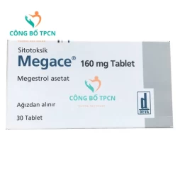 Megace 160mg - Thuốc điều trị ung thư vú, ung thư nội mạc tử cung