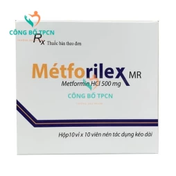 Métforilex MR 500mg Armephaco - Thuốc điều trị đái tháo đường hiệu quả 