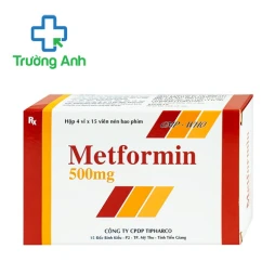 Metformin 500mg Tipharco - Thuốc điều trị đái tháo đường hiệu quả