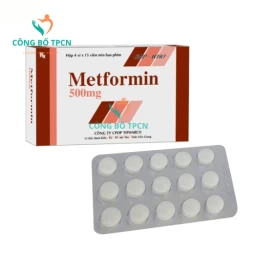Metformin 500mg Tipharco - Thuốc điều trị đái tháo đường hiệu quả