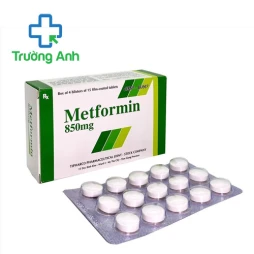 Metformin 850mg Tipharco - Thuốc điều trị đái tháo đường tuýp 2