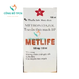 Metlife 500mg/100ml - Thuốc điều trị nhiễm khuẩn trong phẫu thuật