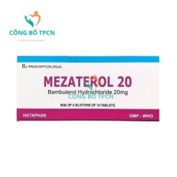 Mezaterol 20 - Thuốc điều trị bệnh hen và bệnh lý tắc nghẽn đường hô hấp