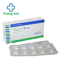 Miaryl 2mg Hasan - Thuốc điều trị đái tháo đường tuýp 2