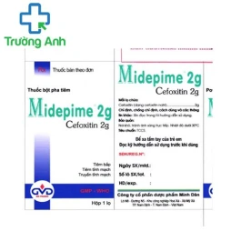 Midepime 2g MD Pharco - Thuốc điều trị nhiễm khuẩn hiệu quả