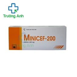 Minicef-200 Pymepharco - Thuốc điều trị nhiễm khuẩn