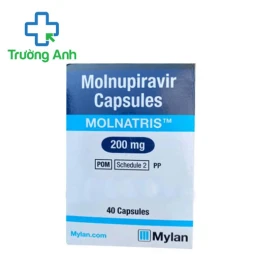 Molnatris 200mg (Molnupiravir) Mylan - Thuốc kháng virus hiệu quả của India