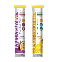 Multivitamin Pluszzs - Fruits - Bổ sung vitamin C, B, PP, kẽm cho cơ thể
