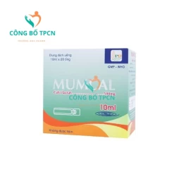 Mumcal 500mg/10ml Phương Đông - Thuốc điều trị thiếu hụt Calci hiệu quả